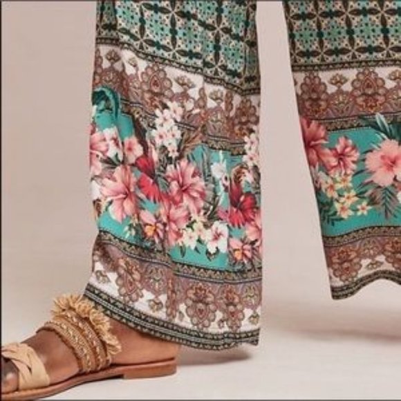 FARM Rio Green Patterned Jumpsuit - Picture 2 of 7